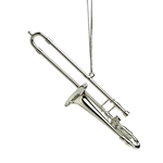 Ornament - Silver Trombone