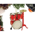 Ornament - Red Drumset