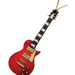 Red LP Electric Guitar Ornament